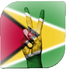 Fahnen Amerika Guyana Platz 