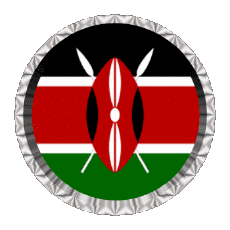 Bandiere Africa Kenia Rotondo - Anelli 