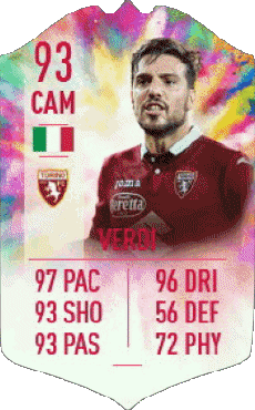 Multi Media Video Games F I F A - Card Players Italy Simone Verdi 