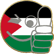 Banderas Asia Palestina Smiley - OK 