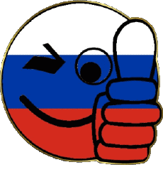 Banderas Europa Rusia Smiley - OK 