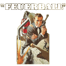 Multimedia V International James Bond 007 Feuerball Deutsches Logo 