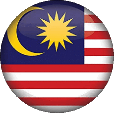 Drapeaux Asie Malaisie Rond 