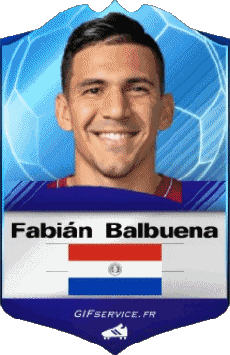 Multimedia Vídeo Juegos F I F A - Jugadores  cartas Paraguay Fabián Balbuena 