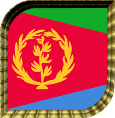Flags Africa Eritrea Square 