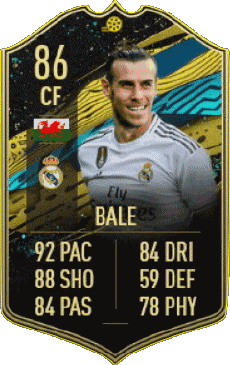 Multimedia Vídeo Juegos F I F A - Jugadores  cartas Gales Gareth Bale 