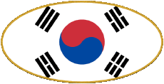 Flags Asia South Korea Oval 01 