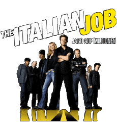 Multimedia Film Internazionale The Italian Job Logo Tedesco 2003 (Jagd auf Millionen) 