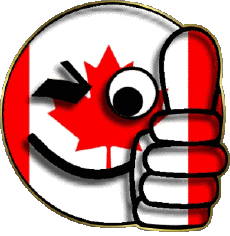 Bandiere America Canada Faccina - OK 