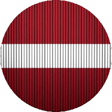 Drapeaux Europe Lettonie Rond 