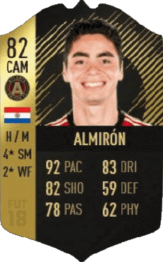 Multimedia Vídeo Juegos F I F A - Jugadores  cartas Paraguay Miguel Almirón 