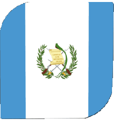 Bandiere America Guatemala Quadrato 