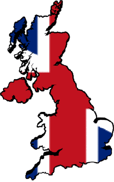 Drapeaux Europe Royaume Uni Carte 