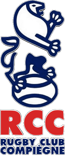 Sports Rugby Club France Logo Dept 60 RC Compiègne 