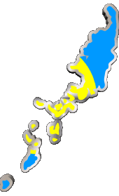 Flags Oceania Palau Map 