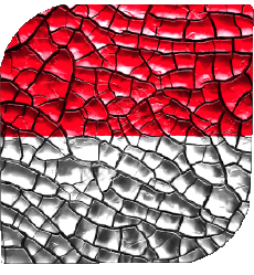 Flags Asia Indonesia Square 