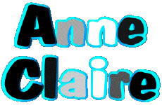 Prénoms FEMININ - France A Composé Anne Claire 