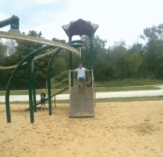 Humor -  Fun PEOPLE Swings Gamelles Fail 