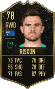 Multimedia Videospiele F I F A - Karten Spieler Australien Josh Risdon 