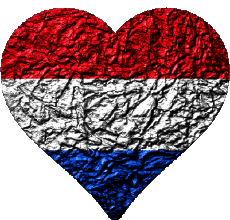 Bandiere Europa Lussemburgo Cuore 