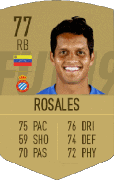 Multimedia Videospiele F I F A - Karten Spieler Venezuela Roberto Rosales 
