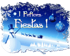 Messages Espagnol Felices Fiestas Serie 19 