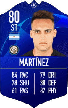 Multimedia Videospiele F I F A - Karten Spieler Argentinien Lautaro Martinez 