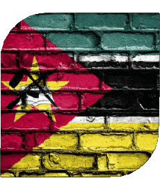 Fahnen Afrika Mozambique Platz 