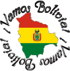 Mensajes Español Vamos Bolivia Bandera 