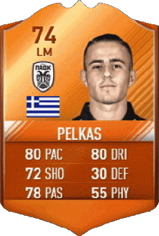 Multi Média Jeux Vidéo F I F A - Joueurs Cartes Grèce Dimitrios Pelkas 