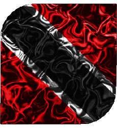 Drapeaux Amériques Trinité et Tobago Carré 