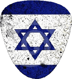 Bandiere Asia Israele Forma 01 