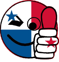 Banderas América Panamá Smiley - OK 