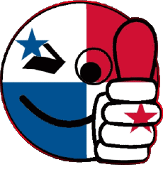 Drapeaux Amériques Panama Smiley - OK 
