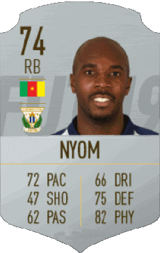 Multimedia Vídeo Juegos F I F A - Jugadores  cartas Camerún Allan Nyom 
