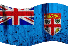 Bandiere Oceania Figi Rettangolo 