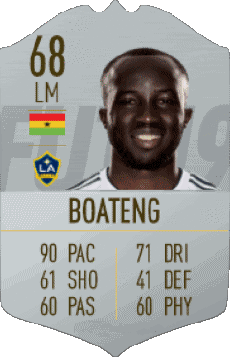 Multimedia Vídeo Juegos F I F A - Jugadores  cartas Ghana Emmanuel Boateng 