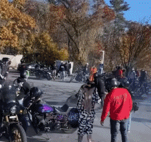 Humor -  Fun Transport Motorcycles Route Gamelles Fail 02 