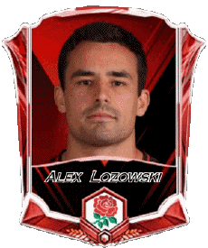 Sportivo Rugby - Giocatori Inghilterra Squadra 2025 Alex Lozowski 