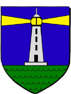 Blasón-Banderas Francia Departamentos - Ciudades 33 LE CAP FERRET Blasón