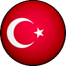 Bandiere Asia Turchia Tondo 