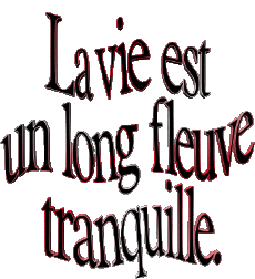 Multimedia Filme Frankreich Humor Verschiedene La vie est un long fleuve tranquille 