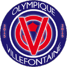 Sports FootBall Club France Logo Auvergne - Rhône Alpes 38 - Isère Olympique Villefontaine 