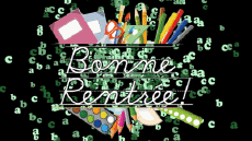 Messagi Francese Bonne Rentrée Sfondo animato 002 