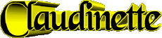 Nombre FEMENINO - Francia C Claudinette 