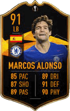 Multi Média Jeux Vidéo F I F A - Joueurs Cartes Espagne Marcos Alonso Mendoza 