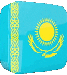 Banderas Asia Kazajstán Diverso 