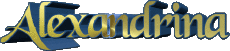 Nombre FEMENINO - Portugal A Alexandrina 