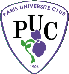 Sports Rugby Club France Logo Dept 75 P.U.C Paris Université Club 