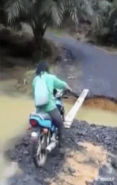 Humor - Fun Transporte Motocicletas Camino - Fail 